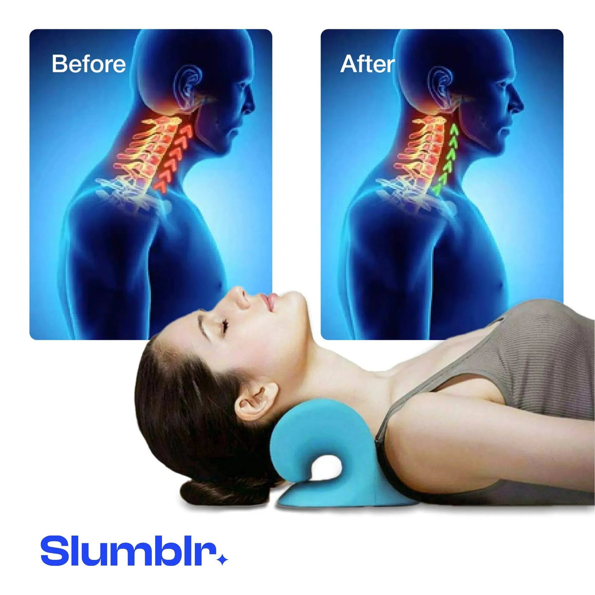 C-Shaped Orthopedic Pillow
