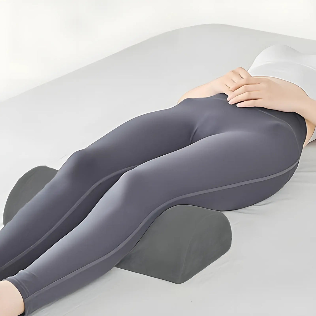 Large Half Moon Bolster Pillow for Legs