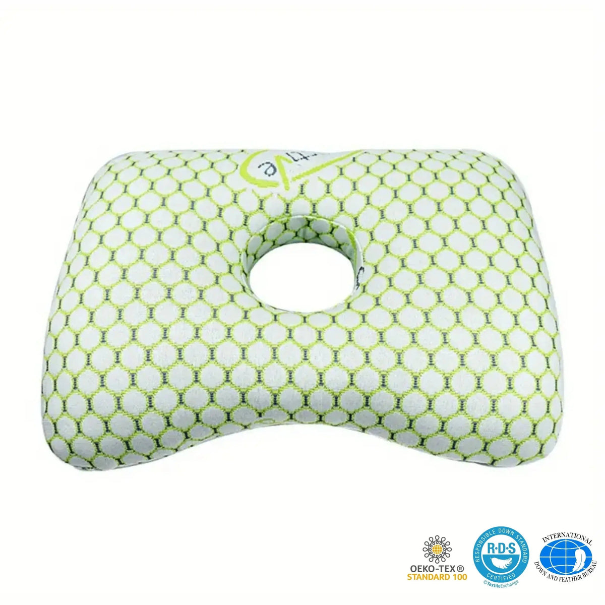Ear Piercing Donut Pillow for Side Sleepers
