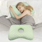 Ear Piercing Donut Pillow for Side Sleepers