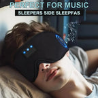 Bluetooth Sleep Mask with Headphones 3D Contoured Design