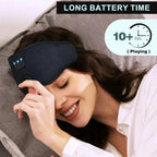 Bluetooth Sleep Mask with Headphones 3D Contoured Design