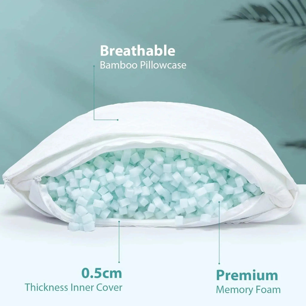 Memory Foam Zero-Pressure Side Sleep Pillow