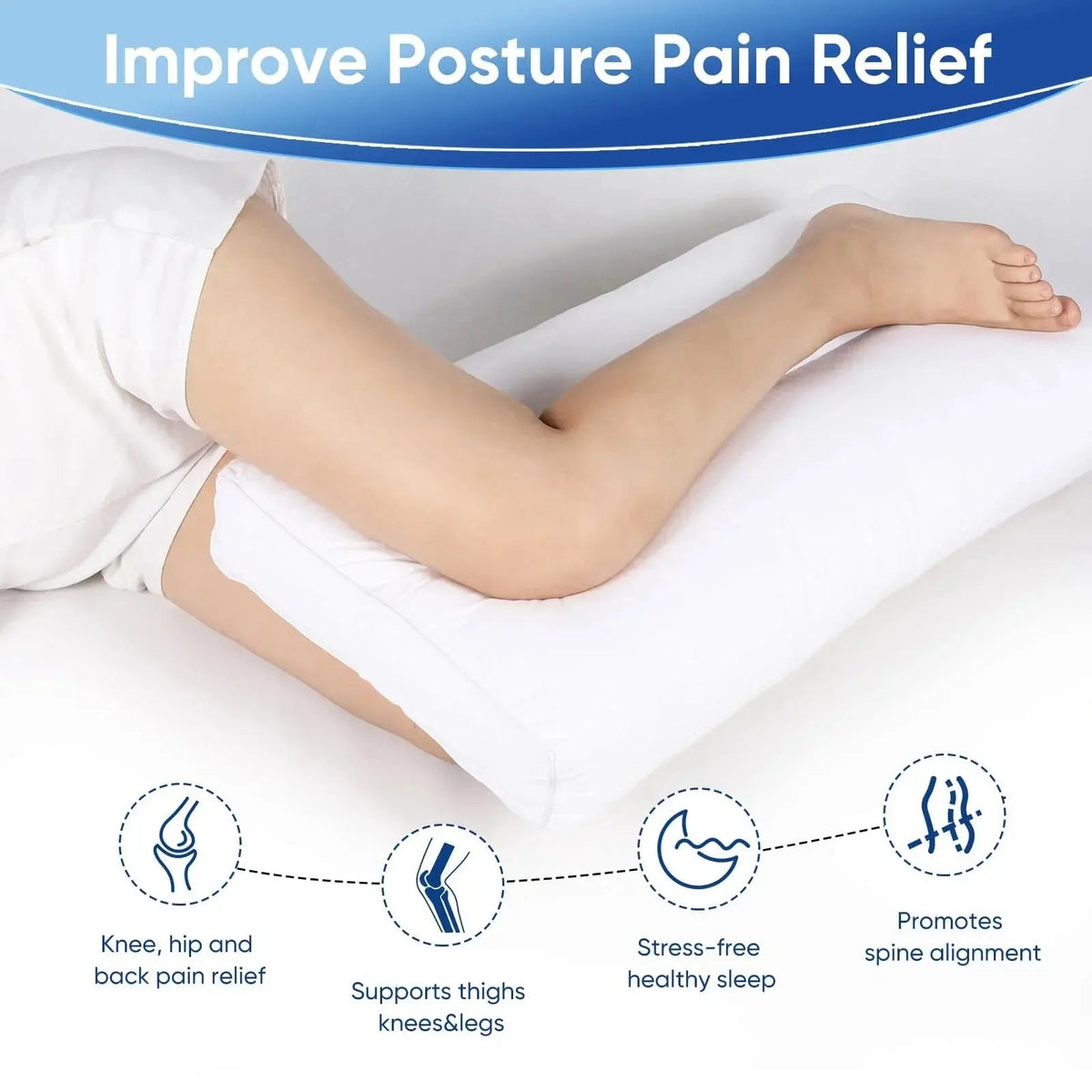 Supportive Cushion with Down-Alternative Fill