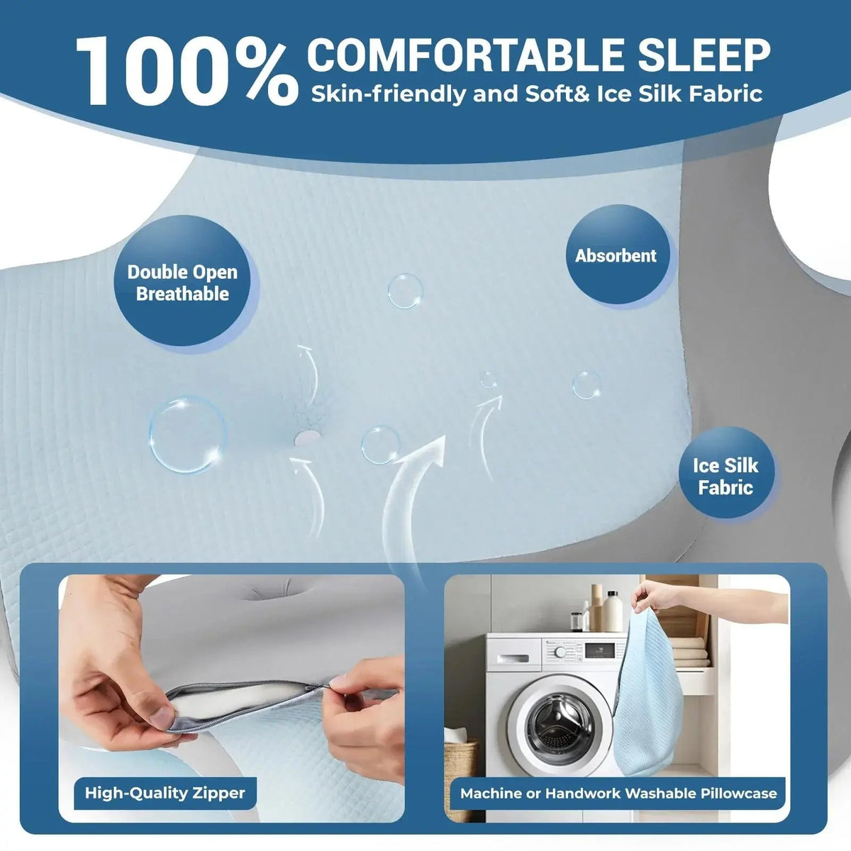 Memory Foam Adjustable Cervical Pillow