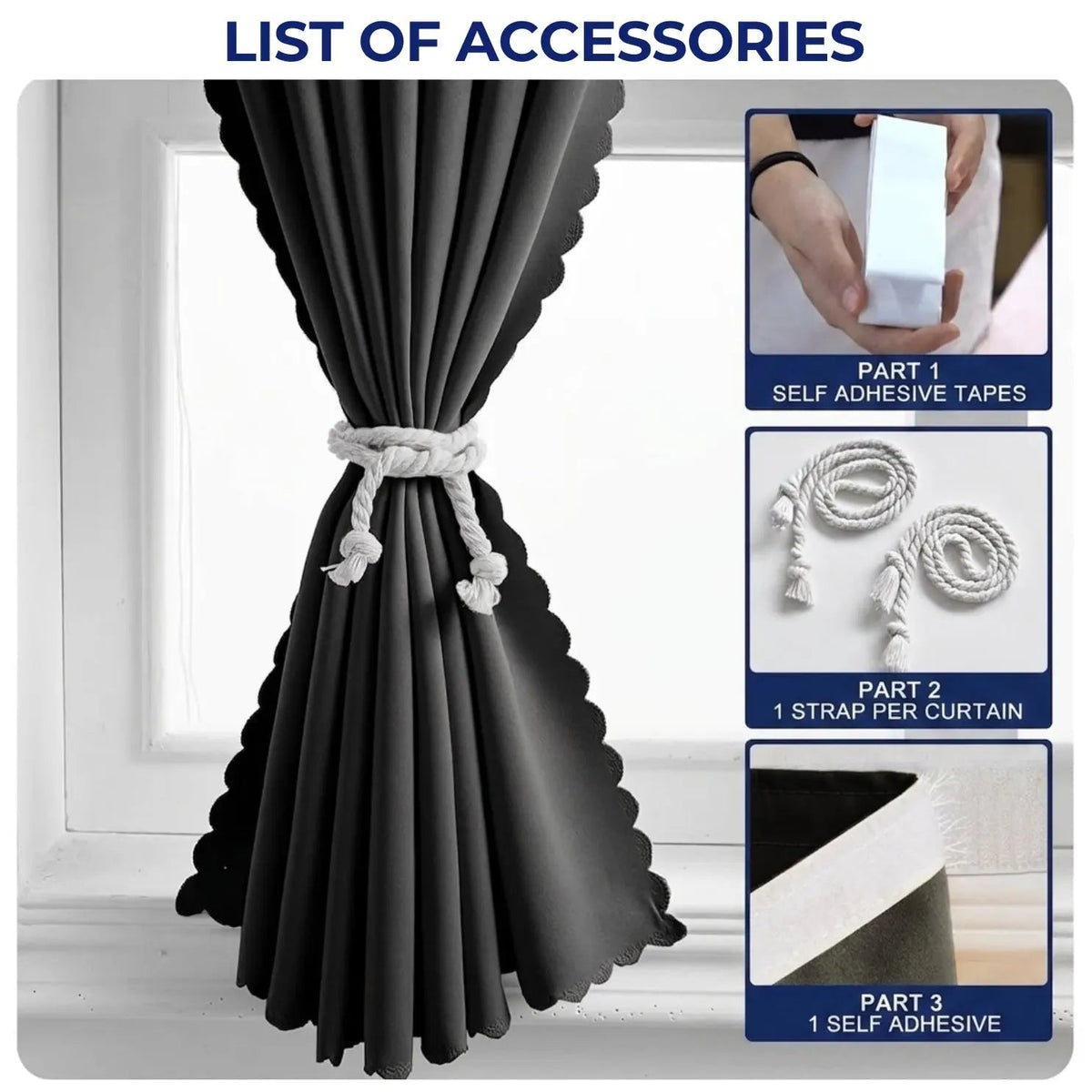 Portable Blackout Sunshade Curtains