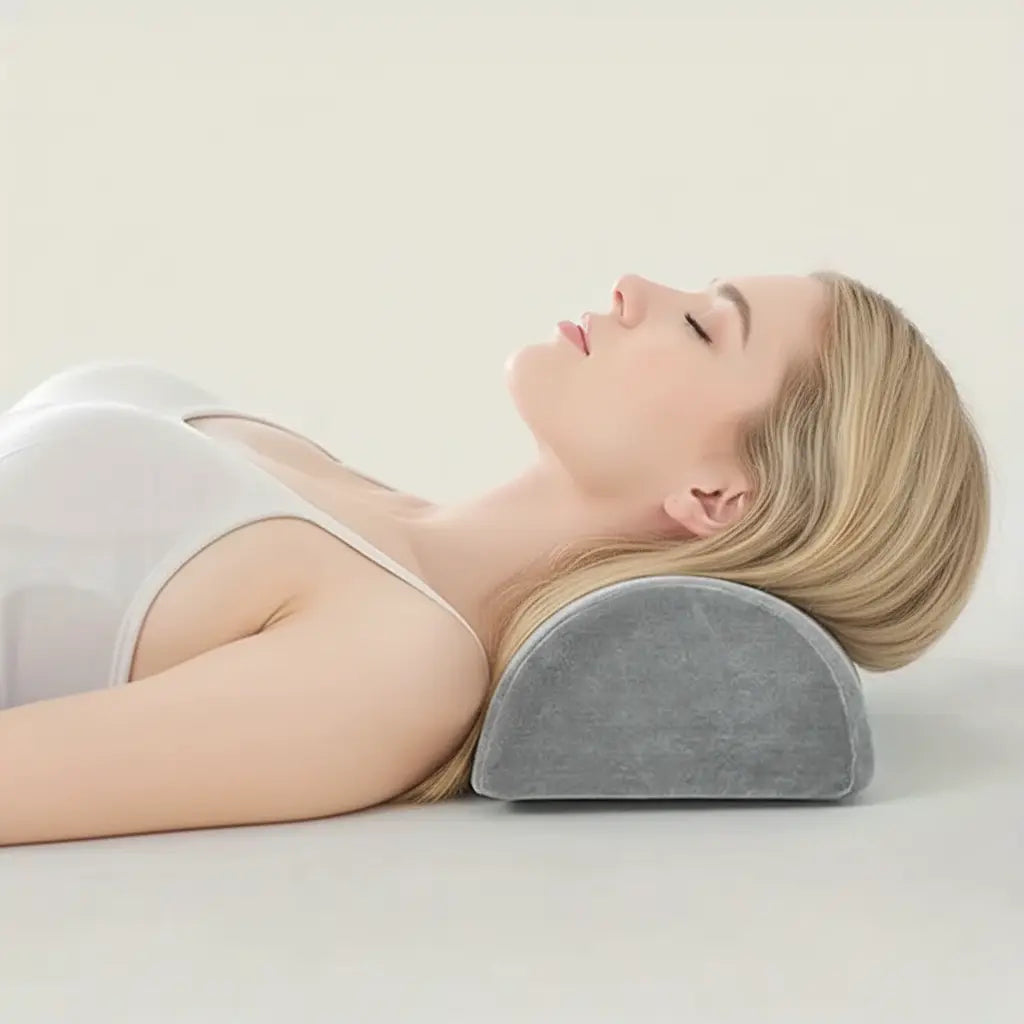 Large Half Moon Bolster Pillow for Legs