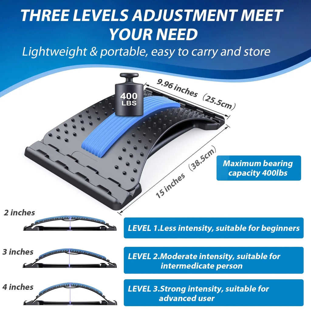 Adjustable Multi-Level Back Stretcher