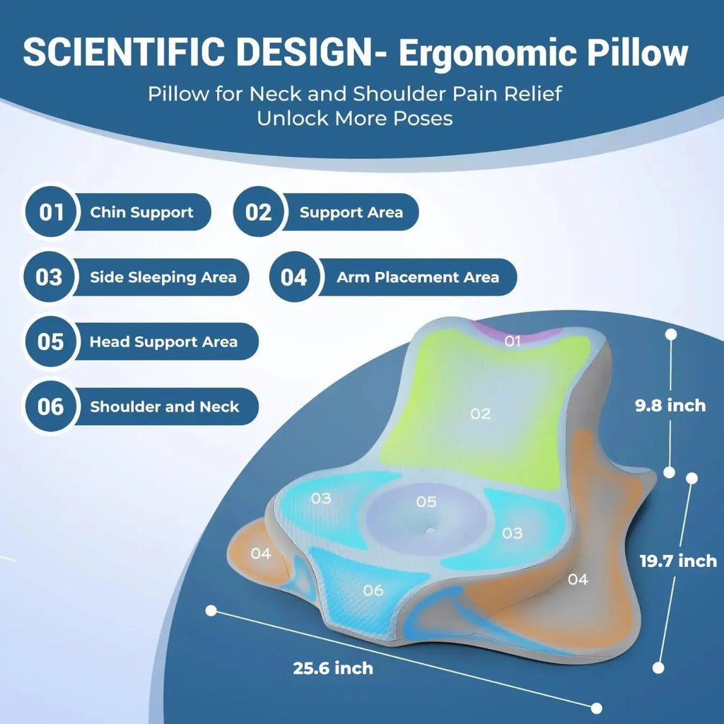 Memory Foam Adjustable Cervical Pillow