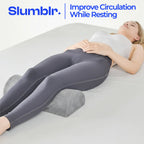 Large Half Moon Bolster Pillow for Legs