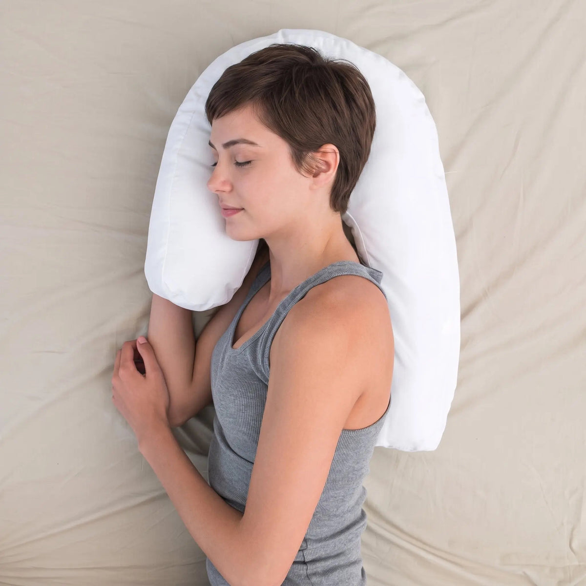 U-Shape Contour Pillow