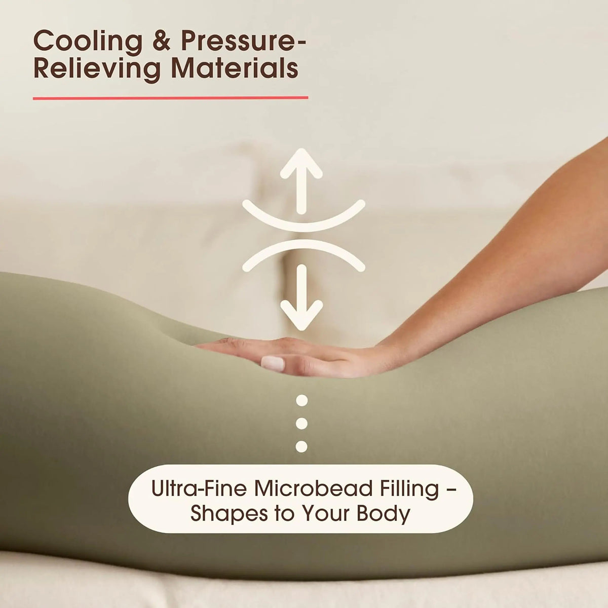 Adjustable Pregnancy Pillow Full Body Support