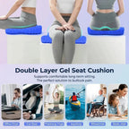 Honeycomb Gel Silicone Seat Cushion