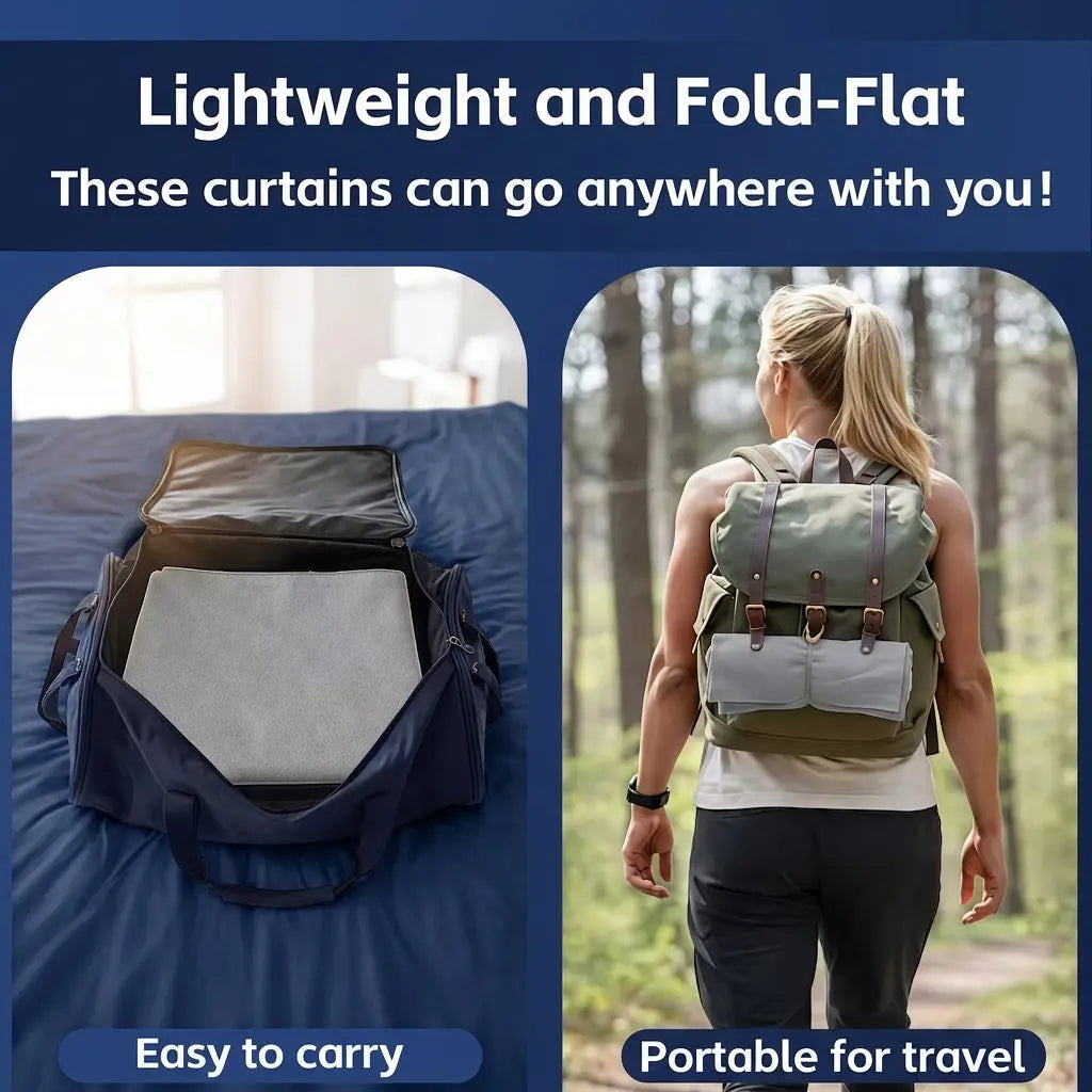 Portable Blackout Sunshade Curtains