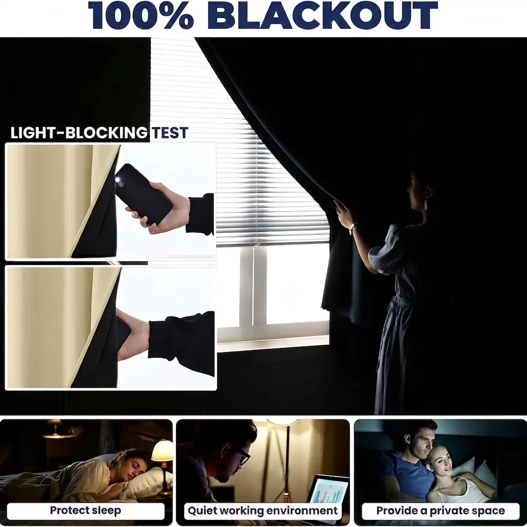 Portable Blackout Sunshade Curtains
