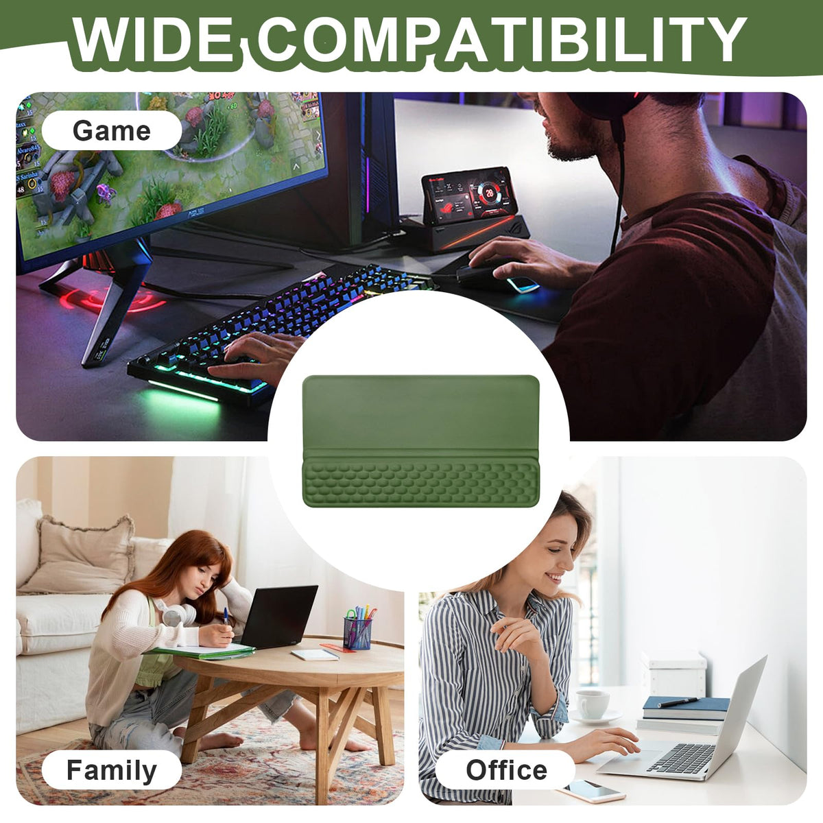 Memory Foam Wrist Rest