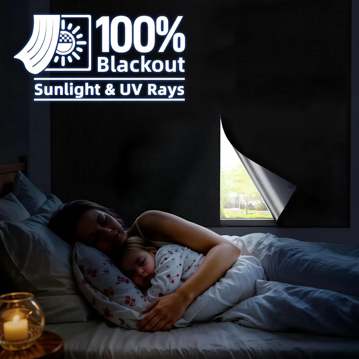 Magnetic Portable Blackout Window Shades