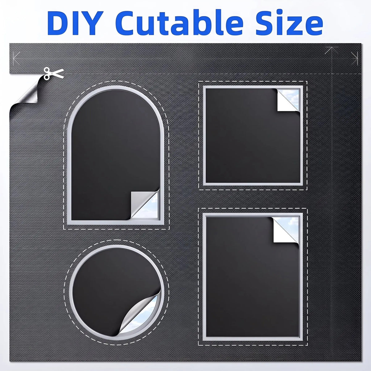 Magnetic Portable Blackout Window Shades