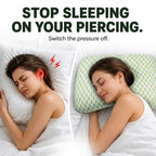 Ear Piercing Donut Pillow for Side Sleepers