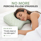 Ear Piercing Donut Pillow for Side Sleepers